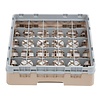 XXLselect Beige Dishwasher Glasses Basket 25 compartments / 500 x 500 x 143 mm