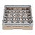 XXLselect Beige Dishwasher Glasses Basket 25 compartments / 500 x 500 x 143 mm