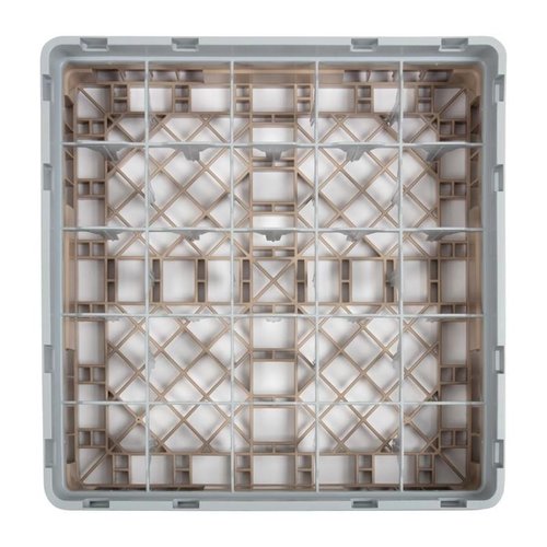 XXLselect Beige Dishwasher Glasses Basket 25 compartments / 500 x 500 x 143 mm XXLselect Beige Dishwasher Glasses Basket 25 compartments / 500 x 500 x 143 mm