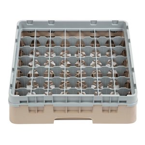XXLselect Kosz do zmywarki na szkło 49 przegród / 500 x 500 x 143 mm, beżowy XXLselect Kosz do zmywarki na szkło 49 przegród / 500 x 500 x 143 mm, beżowy