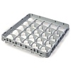 Cambro Nadstawa do kosza na szkło 25 przegród / 500 x 500 x 51 mm, szara