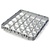 Cambro Nadstawa do kosza na szkło 25 przegród / 500 x 500 x 51 mm, szara