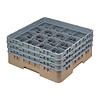 Cambro Kosz do zmywarki na szkło 16 przegród / 500 x 500 x 225 mm, beżowy