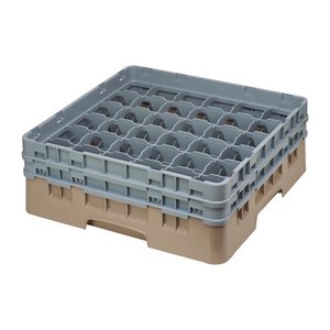 Cambro Kosz do zmywarki na szkło 36 przegród / 500 x 500 x 143 mm, beżowy Cambro Kosz do zmywarki na szkło 36 przegród / 500 x 500 x 143 mm, beżowy