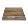 Bolero Blat do stołu kwadratowy 600 x 600 mm z płyty wiórowej brązowy