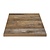 Bolero Square Table Top 600 x 600 mm, Brown Chipboard