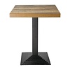 Bolero Square Table Top 600 x 600 mm, Brown Chipboard