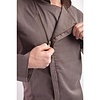 Chef Works Urban Chef Works Hartford Lightweight L/S Zipper Coat Graphite Size XS