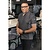 Chef Works Urban Koszula kucharska Tribeca | krótki rękaw | zatrzaski |czarny denim | rozmiary XS-XL