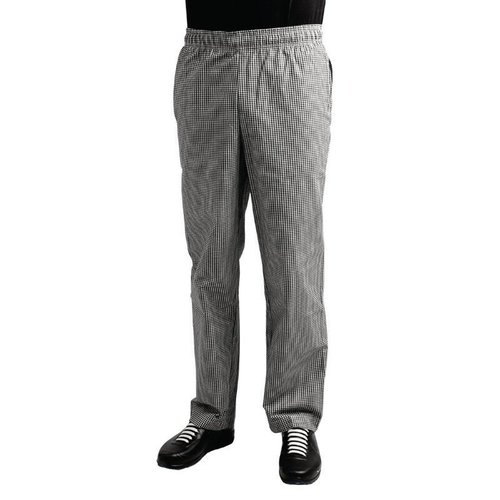 Whites Chefs Clothing Whites Easyfit Trousers Teflon Black Check XS Whites Chefs Clothing Whites Easyfit Trousers Teflon Black Check XS