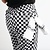 Whites Chefs Clothing Whites Easyfit Trousers Teflon Big Black Check XS