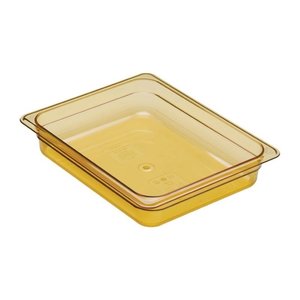 Cambro Plastic Gastronorm Pan 1/2 65 mm, Yellow-Transparent, High Temperature Resistant Cambro Plastic Gastronorm Pan 1/2 65 mm, Yellow-Transparent, High Temperature Resistant