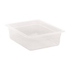 Cambro Pojemnik GN 1/2 100 mm z polipropylenu, transparentny Cambro Pojemnik GN 1/2 100 mm z polipropylenu, transparentny