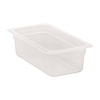 XXLselect Polypropylene Gastronorm Pan 1/3 100 mm, Transparent XXLselect Polypropylene Gastronorm Pan 1/3 100 mm, Transparent