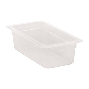 XXLselect Polypropylene Gastronorm Pan 1/3 100 mm, Transparent XXLselect Polypropylene Gastronorm Pan 1/3 100 mm, Transparent