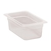 XXLselect Polypropylene Gastronorm Pan 1/4 100 mm, Transparent XXLselect Polypropylene Gastronorm Pan 1/4 100 mm, Transparent