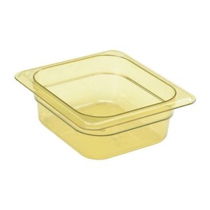 Cambro Plastic Gastronorm Pan 1/6 65 mm, Yellow-Transparent, High Temperature Resistant Cambro Plastic Gastronorm Pan 1/6 65 mm, Yellow-Transparent, High Temperature Resistant