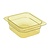 Cambro Plastic Gastronorm Pan 1/6 65 mm, Yellow-Transparent, High Temperature Resistant