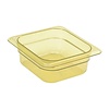 Cambro Pojemnik GN 1/6 65 mm z plastiku, żółto-transparentny, odporny na wysokie temperatury Cambro Pojemnik GN 1/6 65 mm z plastiku, żółto-transparentny, odporny na wysokie temperatury