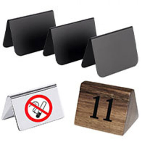 Tabliczki stołowe z numerkami i rezerwacją stolików