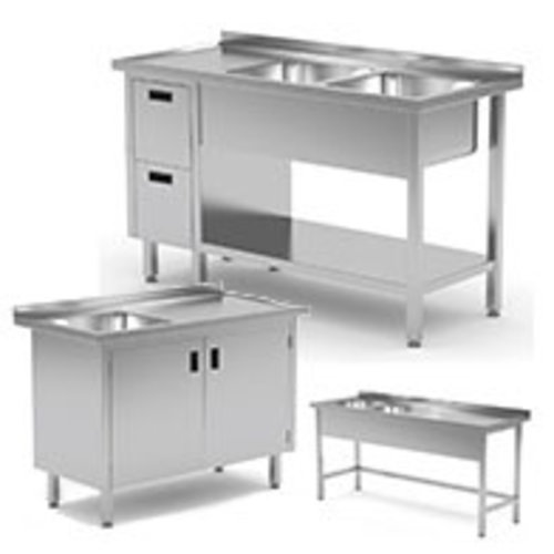 Stainless Steel Tables with Sink