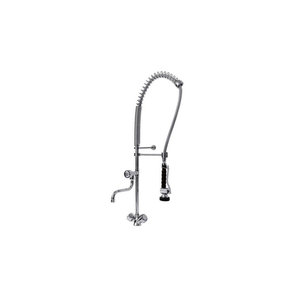 XXLselect Single Hole Deck Mounted Pre-Rinse Faucet with Spout, Knobs and Ceramic Heads XXLselect Single Hole Deck Mounted Pre-Rinse Faucet with Spout, Knobs and Ceramic Heads