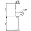 XXLselect Flush plate for urinals