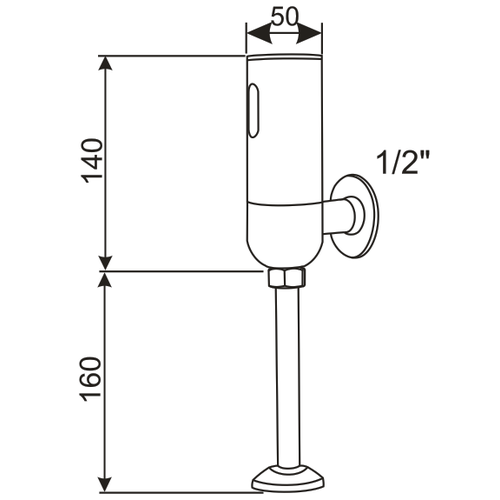 XXLselect Automat spłukujący do pisuaru natynkowy
