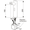 XXLselect Bateria umywalkowa bezdotykowa stojąca z regulatorem temperatury, przyłącze 1/2'' XXLselect Bateria umywalkowa bezdotykowa stojąca z regulatorem temperatury, przyłącze 1/2''