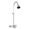 XXLselect Exposed time-shower with pipe and shower head with mixer XXLselect Exposed time-shower with pipe and shower head with mixer