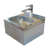 XXLselect Wash Basin, 400 x 385x(h)225 mm with Upright battery