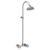 XXLselect Exposed shower mixer with tube and spray head.
