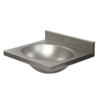XXLselect Wash Basin, 400 x 350 mm Central Drain