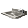 XXLselect Wash Basin, 500x350 mm Central Drain with Upright battery