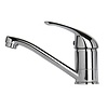 XXLselect Single Hole Faucet with Short Swivel Spout, Water Connection Thread 3/8''