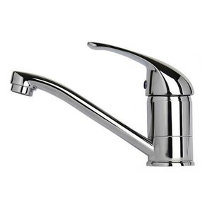 XXLselect Single Hole Faucet with Short Swivel Spout, Water Connection Thread 3/8''