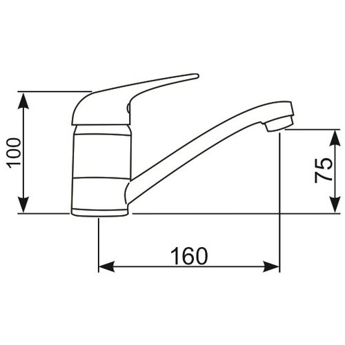 XXLselect Bateria umywalkowa stojąca jednouchwytowa z krótka obrotową wylewką, przyłącze 3/8'' XXLselect Bateria umywalkowa stojąca jednouchwytowa z krótka obrotową wylewką, przyłącze 3/8''