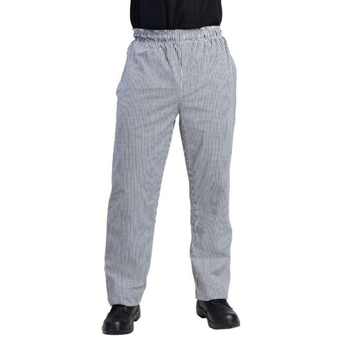 Whites Chefs Clothing OUTLET - Spodnie szefa kuchni Vegas w małą czarno-białą kratę