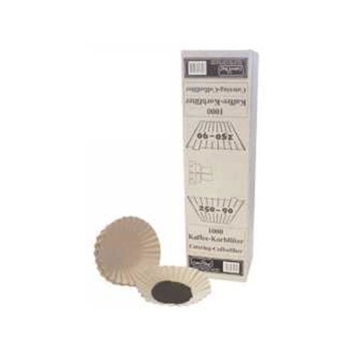 CaterChef OUTLET - Filtr do kawy 250/90, niebielony 1000 szt.