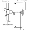 XXLselect Electronic flush for concealed installation