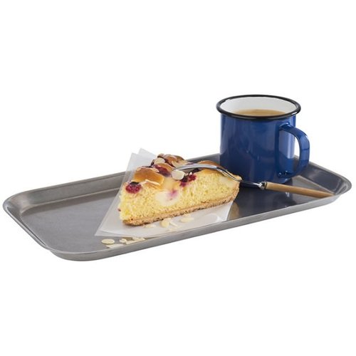 APS Stainless Steel Rectangular Serving Tray 180 x 340 mm APS Stainless Steel Rectangular Serving Tray 180 x 340 mm