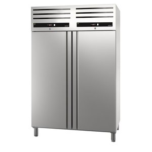 Asber Szafa chłodniczo-mroźnicza 2-drzwiowa GN 2/1, 1220 L, -22 °C do +8 °C