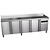 Asber Four Door Refrigerated Table with Splashback 307 L, from -2 °C to 8 °C, Side-Mounted Compressor