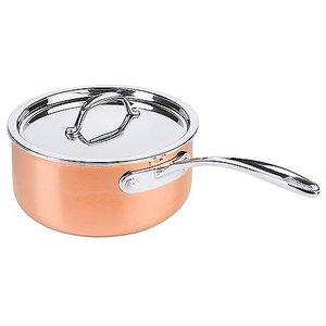 Contacto Cooper Saucepan Saute 2L, Ø180 mm, with Lid Contacto Cooper Saucepan Saute 2L, Ø180 mm, with Lid