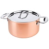 Contacto Copper Medium Pot with Lid 3,5 L Ø 200 mm Contacto Copper Medium Pot with Lid 3,5 L Ø 200 mm