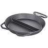 Contacto Cast Iron Separated Pan with 2 Partitions and Removable Handle Ø650 mm Contacto Cast Iron Separated Pan with 2 Partitions and Removable Handle Ø650 mm