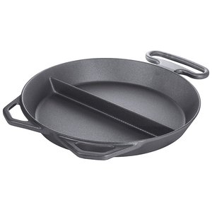 Contacto Cast Iron Separated Pan with 2 Partitions and Removable Handle Ø650 mm Contacto Cast Iron Separated Pan with 2 Partitions and Removable Handle Ø650 mm