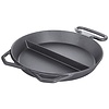 Contacto Cast Iron Separated Pan with 2 Partitions and Removable Handle Ø800 mm Contacto Cast Iron Separated Pan with 2 Partitions and Removable Handle Ø800 mm