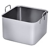Contacto Kwadratowy wkład do gotowania w kąpieli wodnej, 13 l, 240x240x235 mm