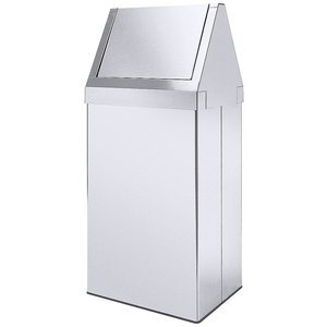 Contacto 70 L Stainless Steel Swing Bin, Swivel Lid, 70 L